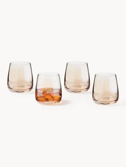 Set di 4 bicchieri in vetro soffiato Ellery