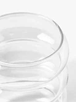 Set di 4 bicchieri in vetro soffiato borosilicato Bubbly