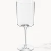 Set di 4 calici da vino bianco in cristallo Xavia