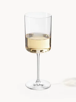 Set di 4 calici da vino bianco in cristallo Xavia
