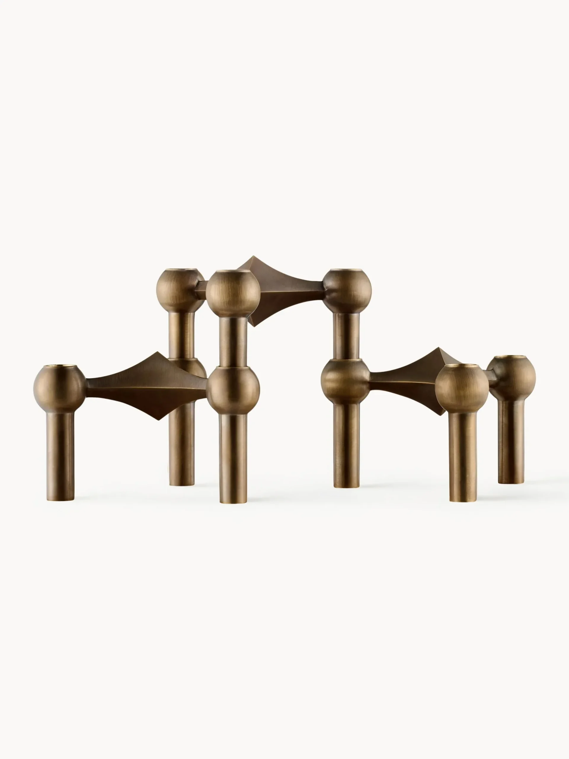 Set di 3 candelabri Stoff Nagel