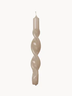 Set di 2 candele a bastoncino fatte a mano Twist