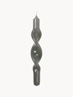 Set di 2 candele a bastoncino fatte a mano Twist