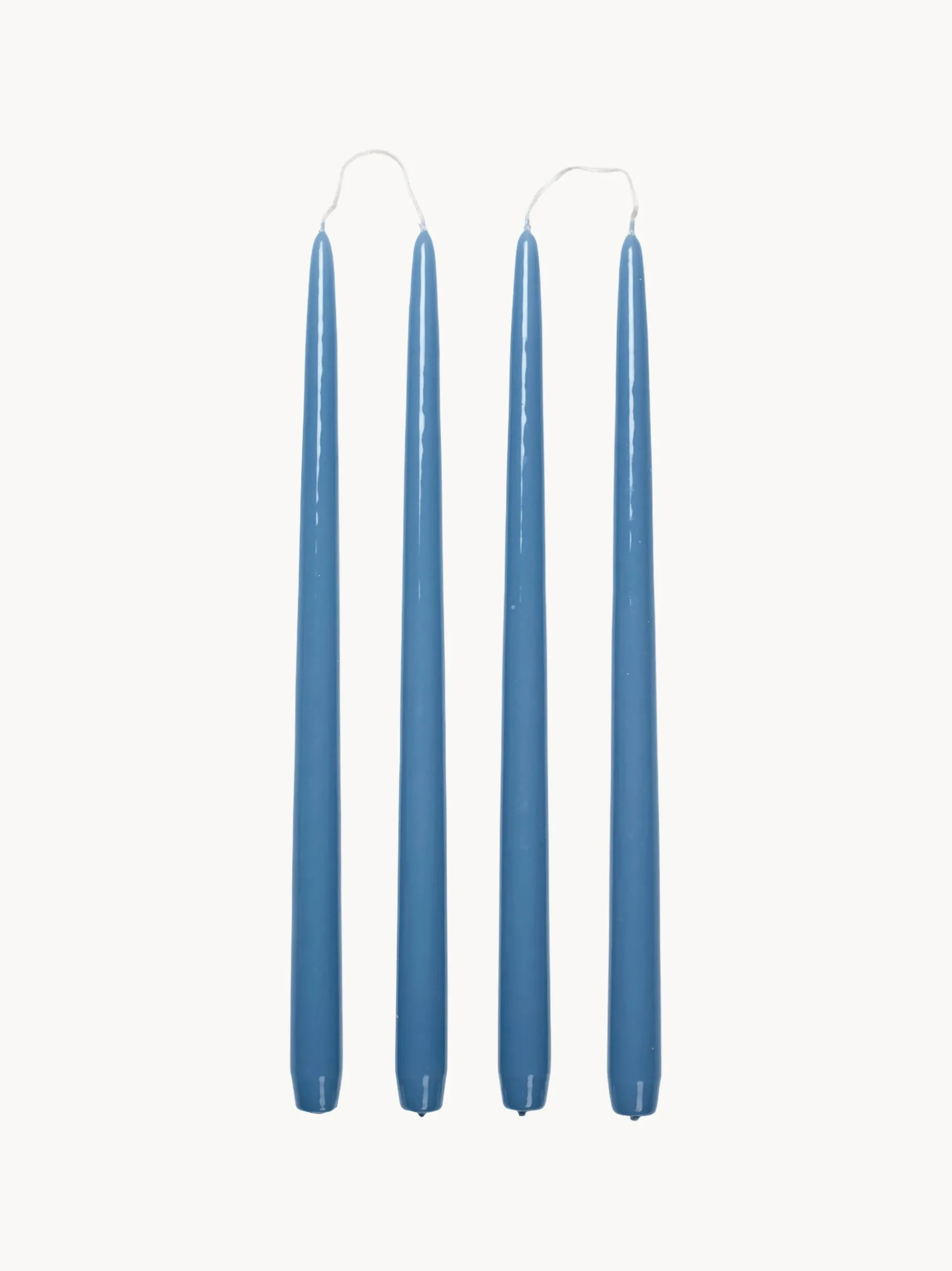 Set di 4 candele da tavolo fatte a mano Smooth