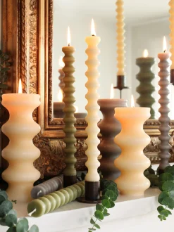 Set di 2 candele fatte a mano Mura
