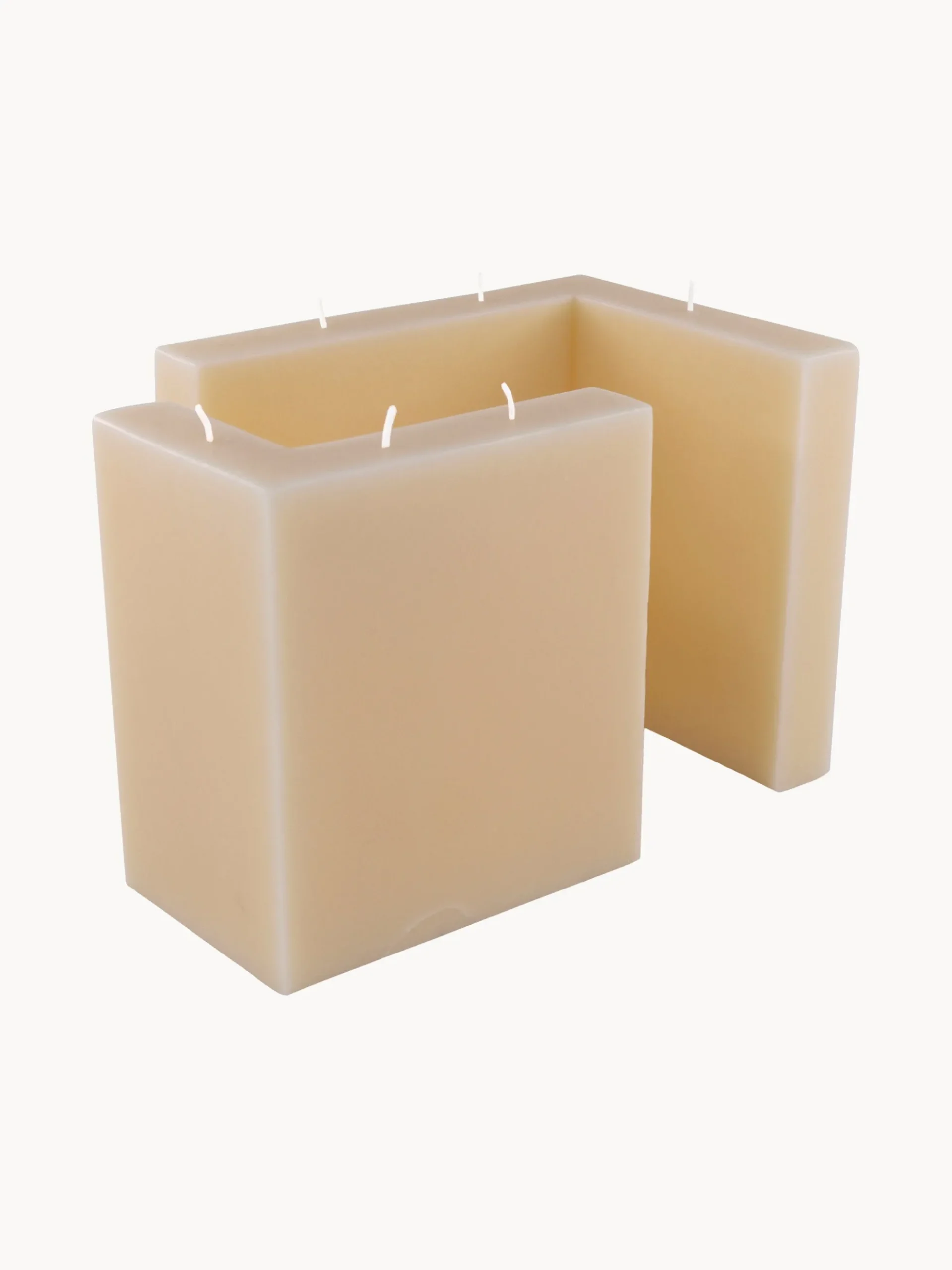 Set di 2 candele fatte a mano X-Lulu