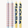 Set di 4 candele Happy