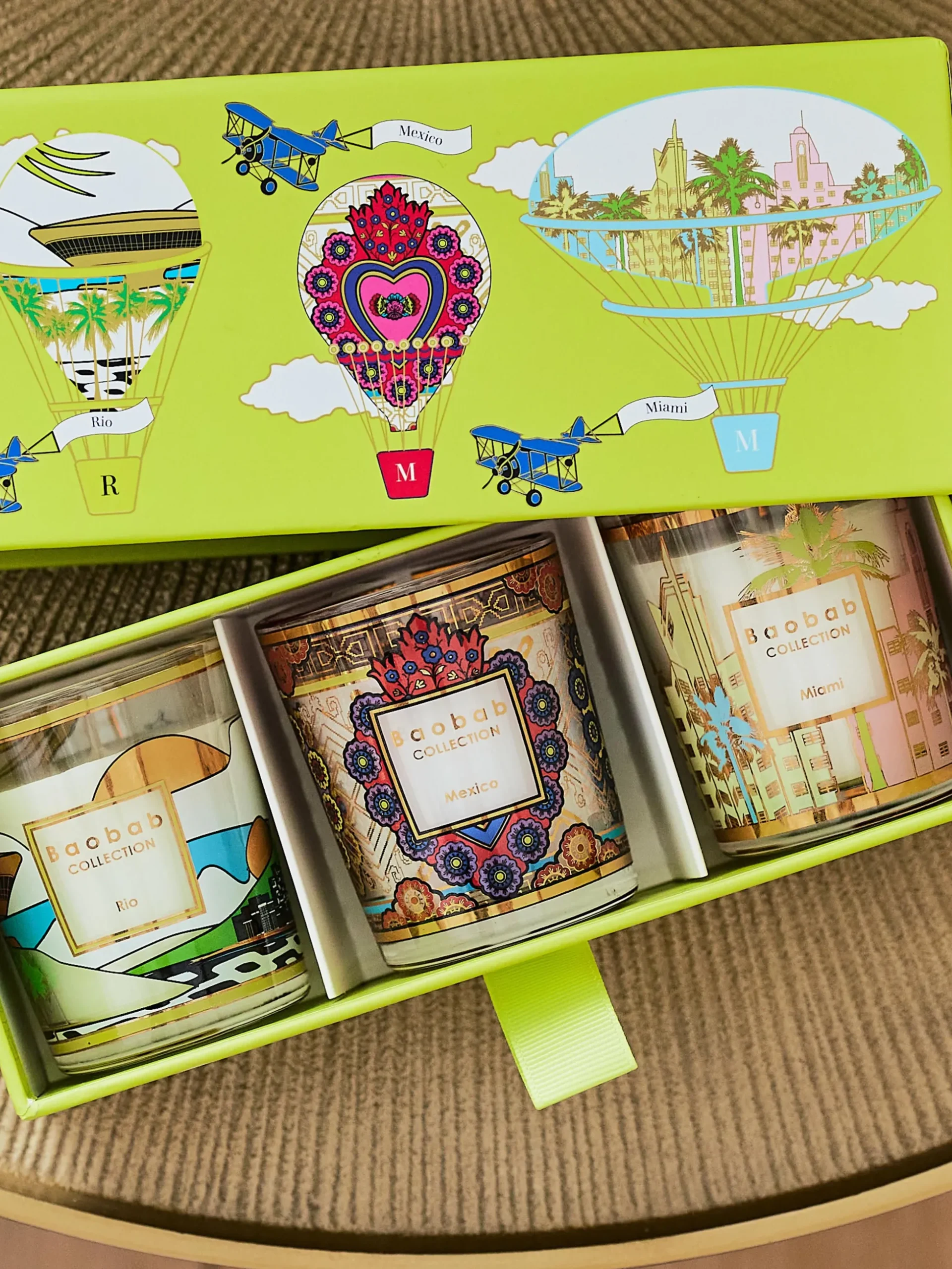 Set di 3 candele profumate My First Baobab