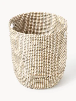 Set di 2 cesti rotondi in fibra naturale Aleya