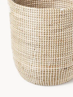 Set di 2 cesti rotondi in fibra naturale Aleya
