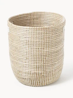 Set di 2 cesti rotondi in fibra naturale Aleya