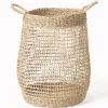Set di 2 cestini in fibra naturale Ian