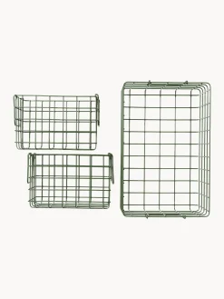 Set di 3 cestini in metallo The Baskets