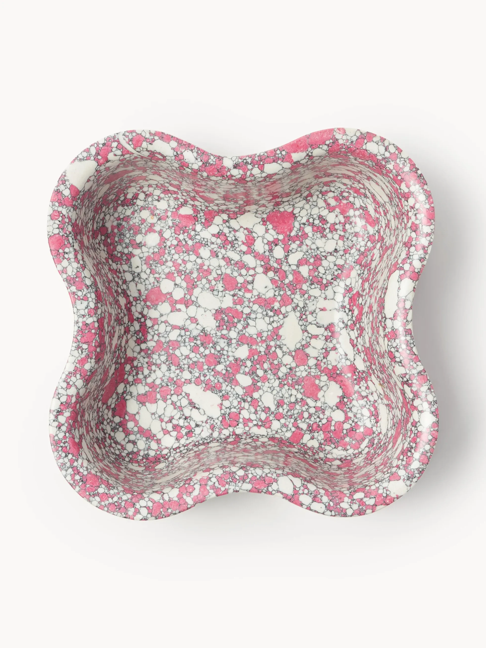 Set di 6 ciotole decorative in marmo tecnico Elara