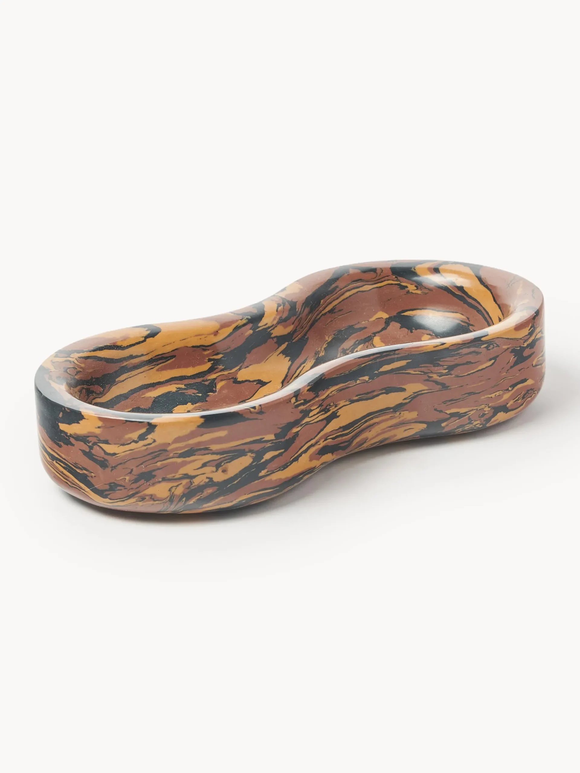 Set di 6 ciotole decorative in marmo tecnico Elara