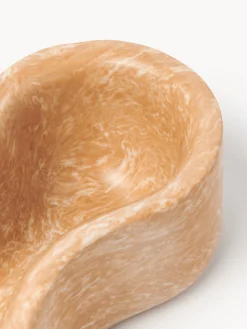 Set di 4 ciotole decorative in marmo tecnico Elara