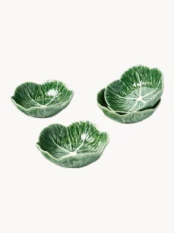 Set di 4 ciotole dipinte a mano Cabbage