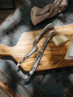 Set di 4 coltelli da formaggio in acciaio inox Living