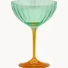 Set di 2 coppe da champagne Jazzy Arancia