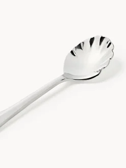 Set di 4 cucchiaini in acciaio inox lucido Ondine