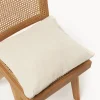 Set di 2 cuscini sedia in lino Sissi
