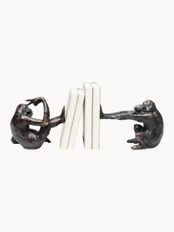 Set di 2 fermalibri fatti a mano Monkey Kare