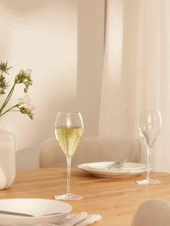 Set di 6 flute champagne in cristallo Prestige
