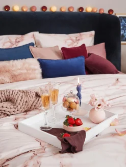 Set di 6 flute da champagne con motivo in rilievo Timeless