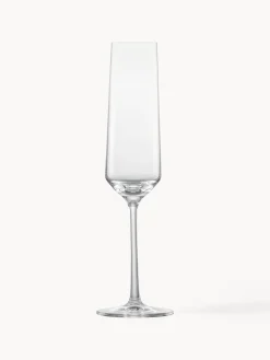 Set di 2 flute da champagne in cristallo Pure