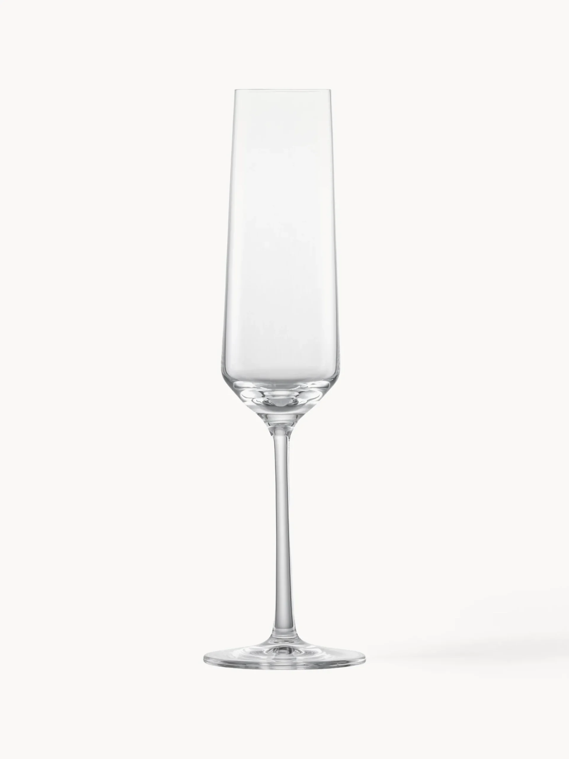 Set di 2 flute da champagne in cristallo Pure