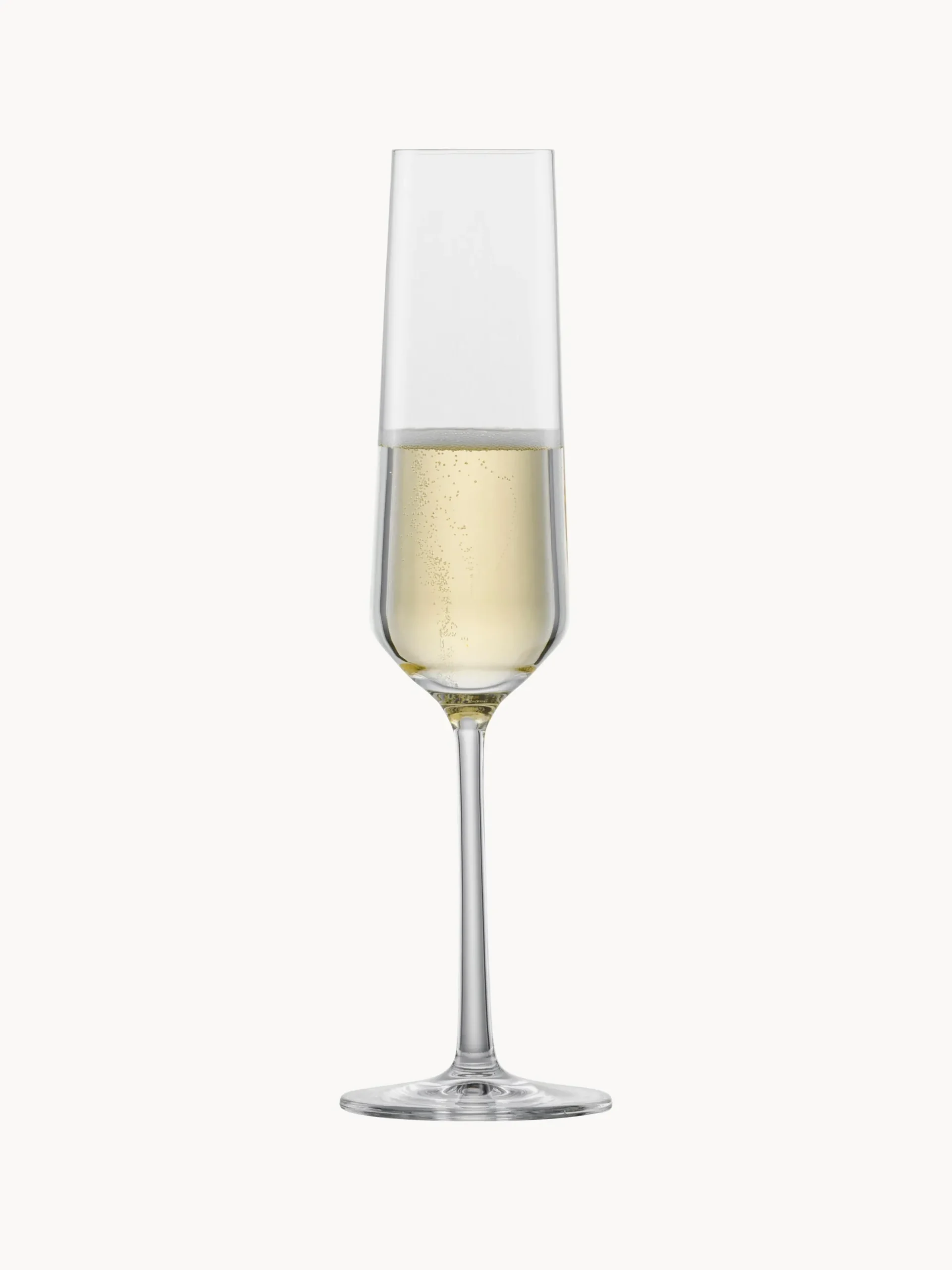 Set di 2 flute da champagne in cristallo Pure