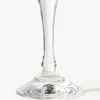 Set di 4 flute da champagne in cristallo Alessio