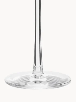 Set di 6 flute da champagne in cristallo a forma di cono Power