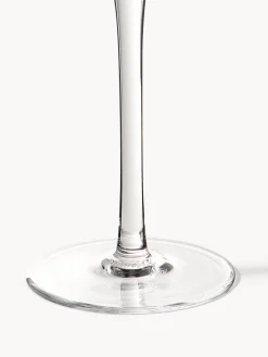 Set di 2 flute da champagne in vetro soffiato Ripple