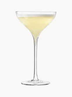 Set di 2 flute da champagne in vetro soffiato Savoy