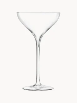 Set di 2 flute da champagne in vetro soffiato Savoy