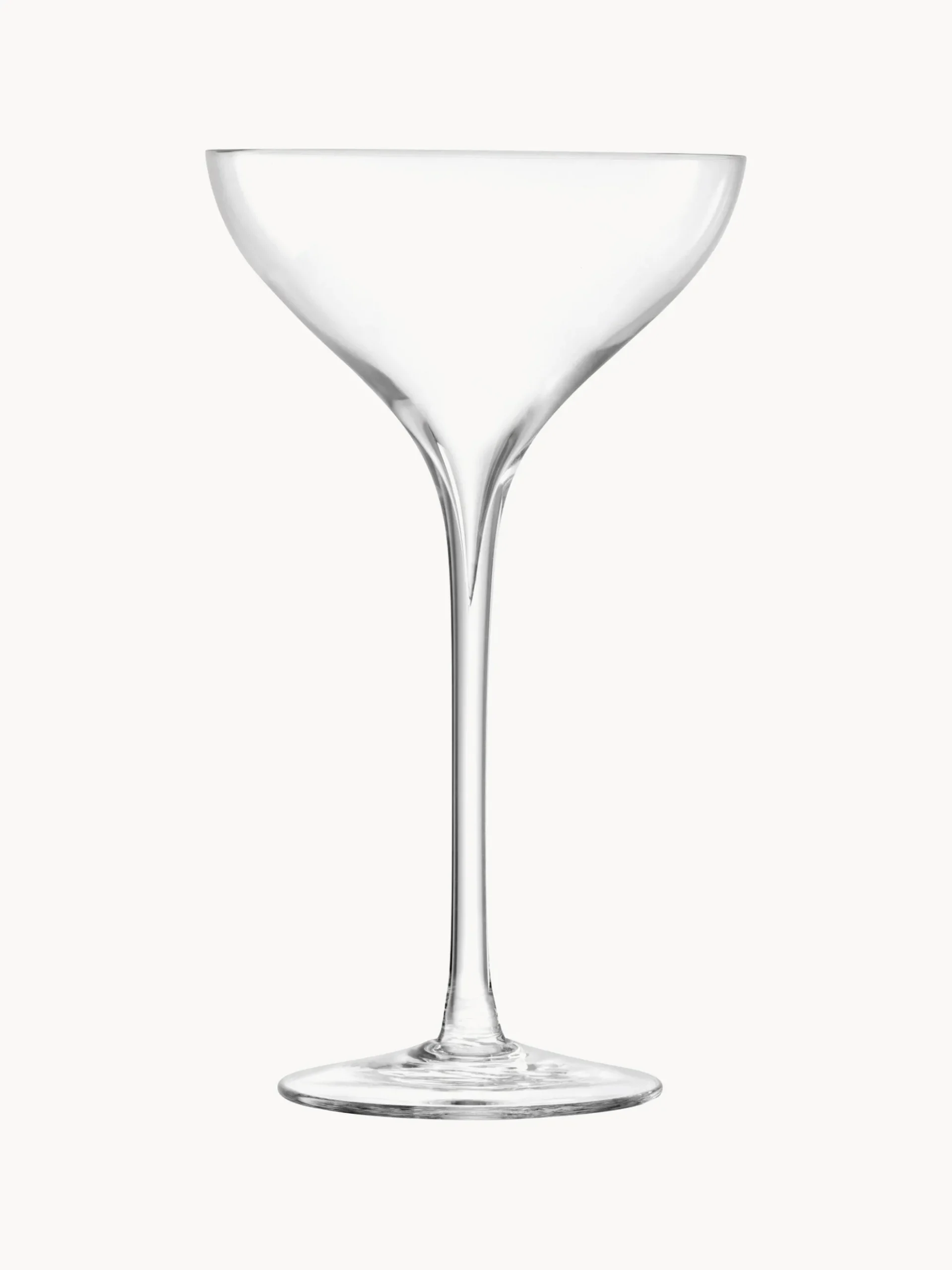 Set di 2 flute da champagne in vetro soffiato Savoy