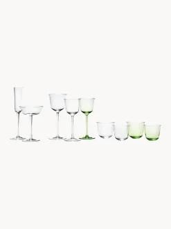 Set di 4 flute da champagne in cristallo soffiato Grace