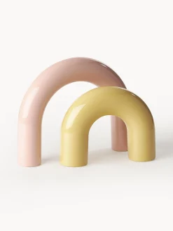 Set di 2 oggetti decorativi in gres Kia