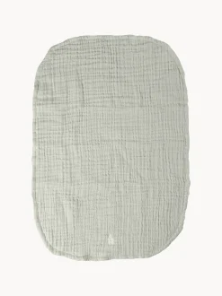 Set di 2 panni in mussola di cotone organico Rose