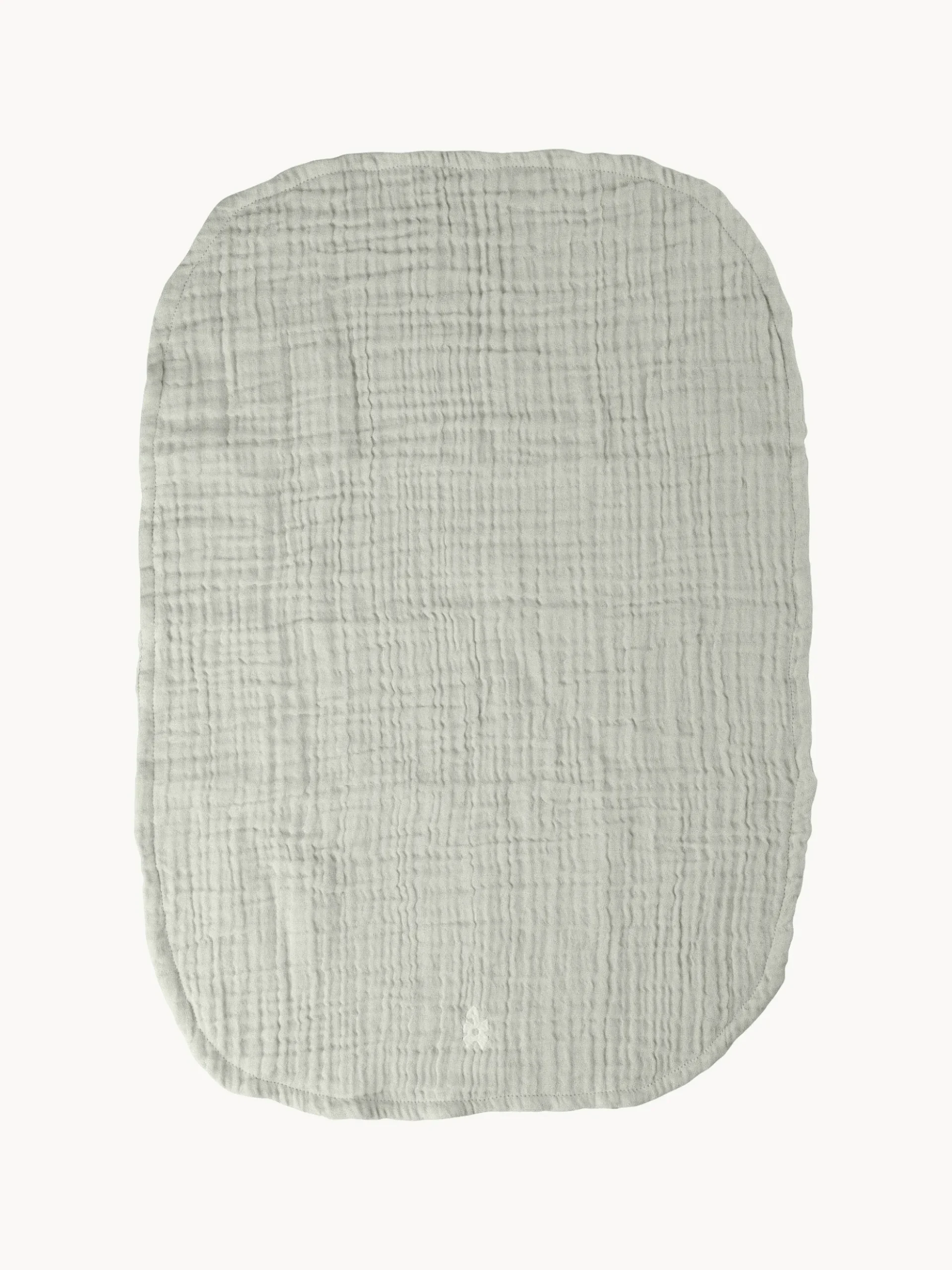 Set di 2 panni in mussola di cotone organico Rose
