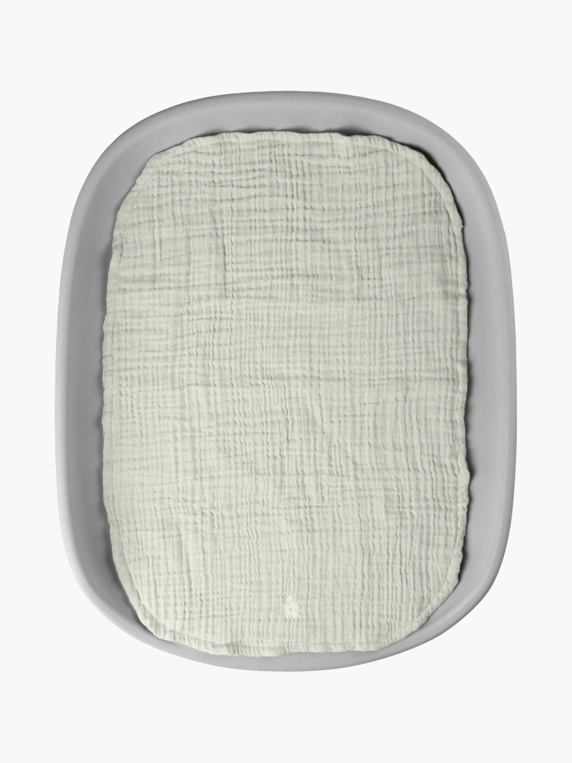 Set di 2 panni in mussola di cotone organico Rose