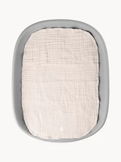 Set di 2 panni in mussola di cotone organico Rose