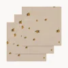 Set di 3 panni in mussola di cotone organico Lemon