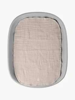 Set di 2 panni in mussola di cotone organico Rose