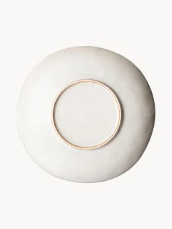 Set di 2 piatti da colazione fatti a mano con smalto reattivo 70's