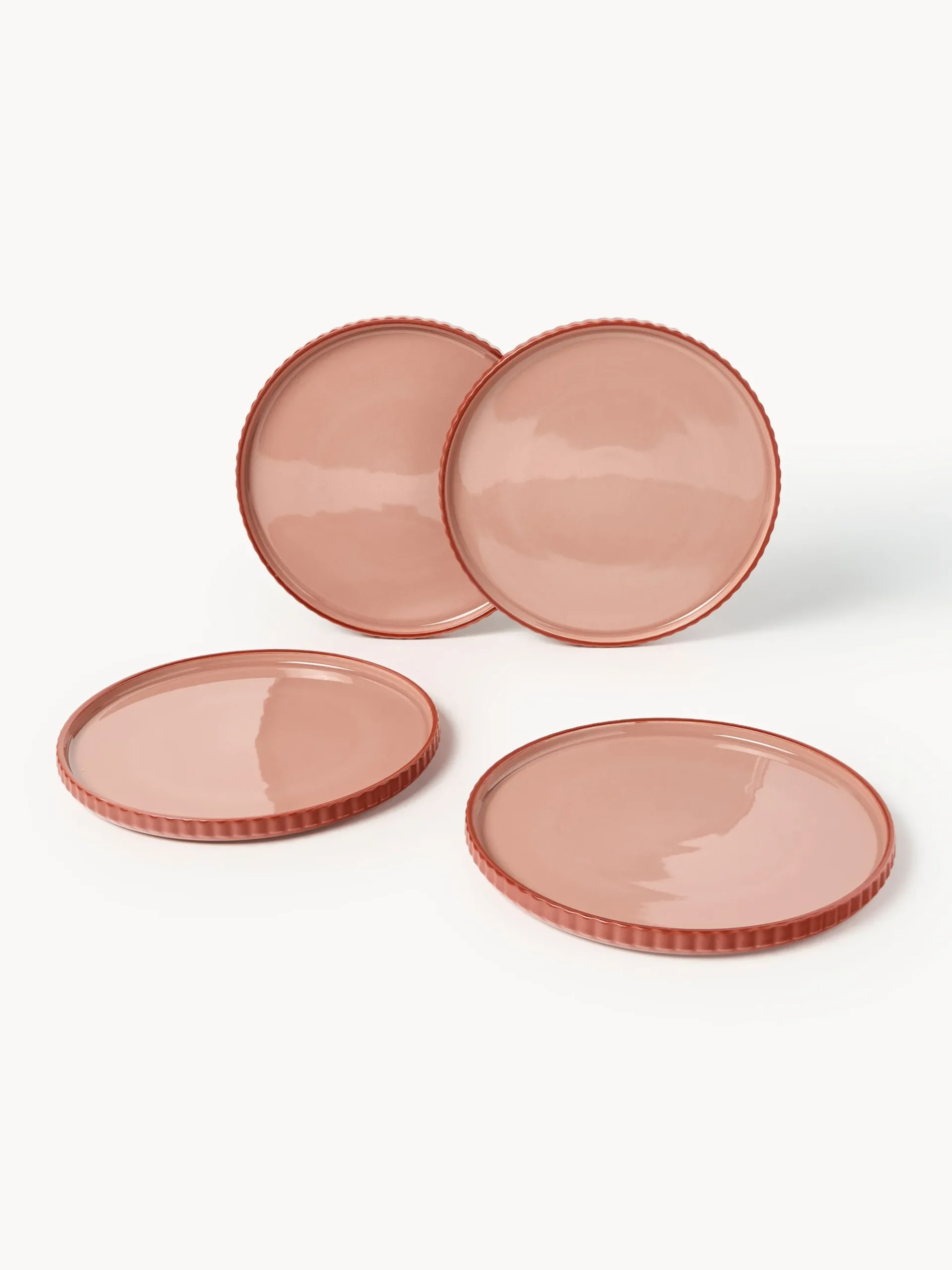 Set di 4 piatti da colazione Napari