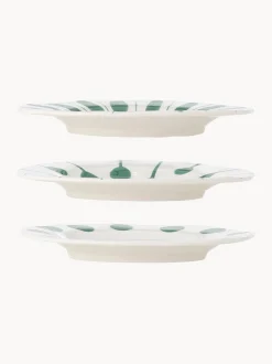 Set di 3 piatti da colazione dipinti a mano Linora
