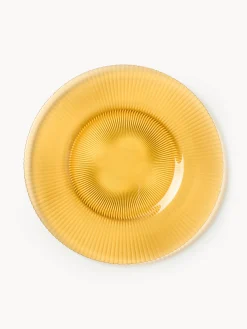 Set di 4 piatti da colazione con motivo in rilievo Effie