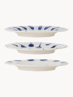Set di 3 piatti da colazione dipinti a mano Linora